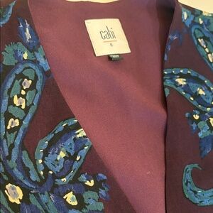 CAbi Multicolor Floral dress 8